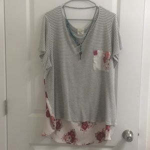 Artistic by Lu loose fitting top. 2x